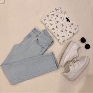 Levi’s 501 Original fit luxor last-light wash jeans.